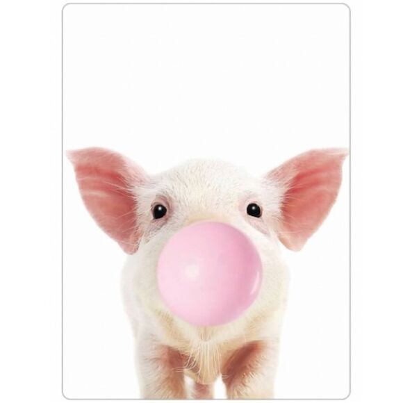 Pig Bubblegum Magnet  - Picture 2 of 2
